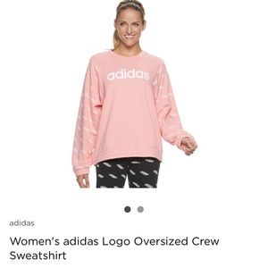 *1 LEFT* *Brand New*Logo Oversized Crew Sweatshirt